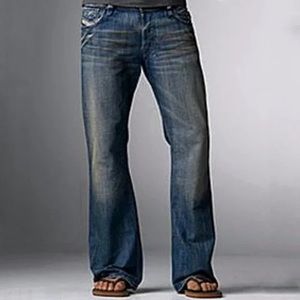 Diesel Men's Zaf Bootcut Button Fly Jeans